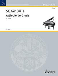 Giovanni Sgambati: Melody of Gluck: Piano: Instrumental Work