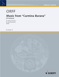 Carl Orff: Music from Carmina Burana (O Fortuna): String Orchestra: Score