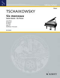 Pyotr Ilyich Tchaikovsky: Six Pieces op. 19: Piano: Instrumental Album