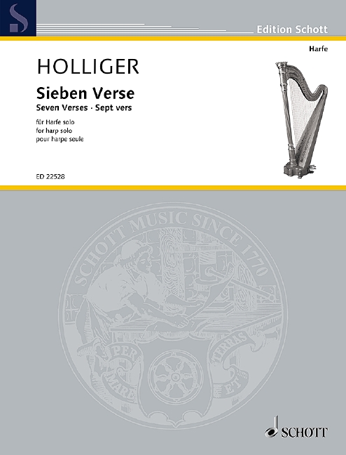 Heinz Holliger: Sieben Verse: Harp: Instrumental Album