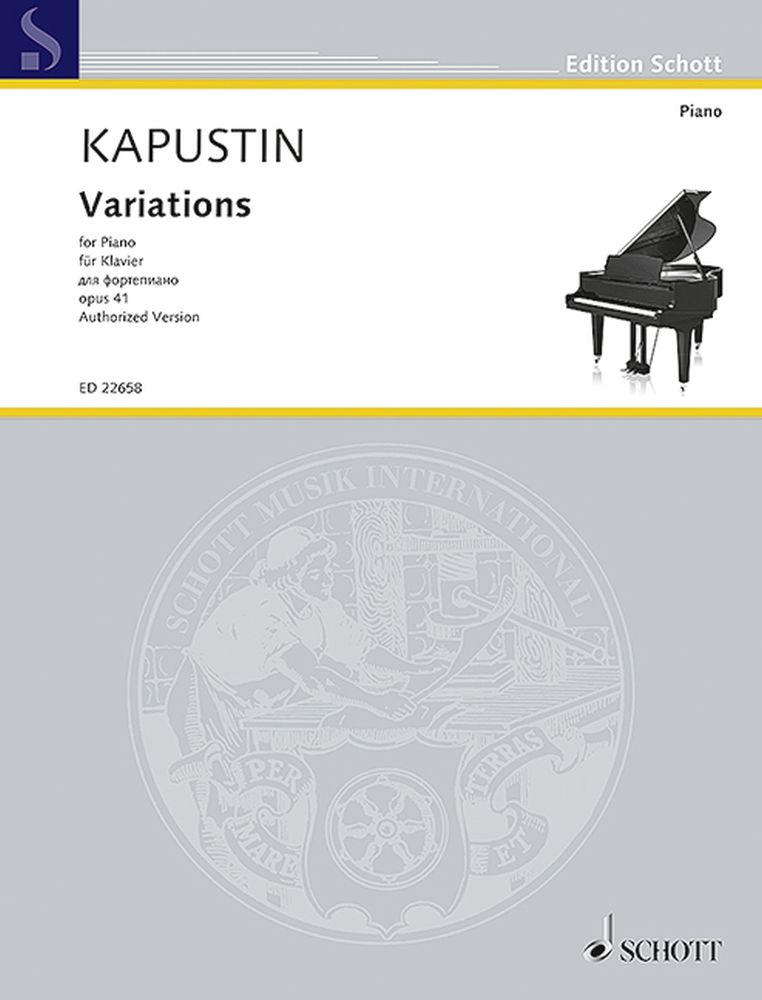 Variations op. 41: Piano: Instrumental Work