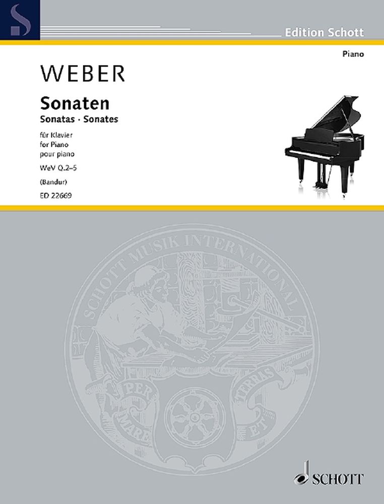 Carl Maria von Weber: Sonaten Wev Q.2-5: Piano: Instrumental Work