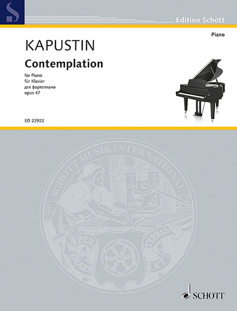 Nikolai Kapustin: Contemplation Op. 47: Piano: Instrumental Work