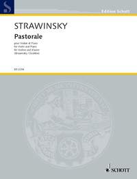 Igor Stravinsky: Pastorale: Violin