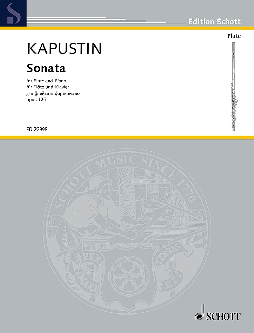 Nikolai Kapustin: Sonata Op. 125: Flute & Piano: Instrumental Work