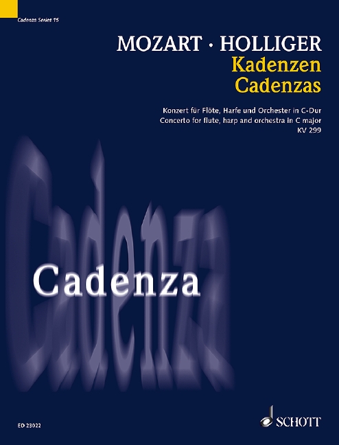 Heinz Holliger: Kadenzen Kv 299: Flute & Harp: Single Sheet