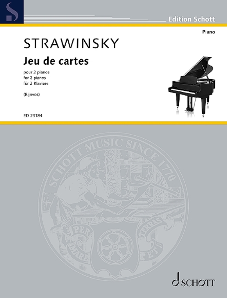 Igor Stravinsky: Jeu de cartes: Piano Duet: Instrumental Work