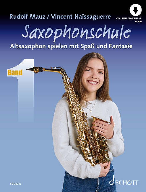 Vincent Haissaguerre Rudolf Mauz: Saxophonschule Band 1: Alto Saxophone: