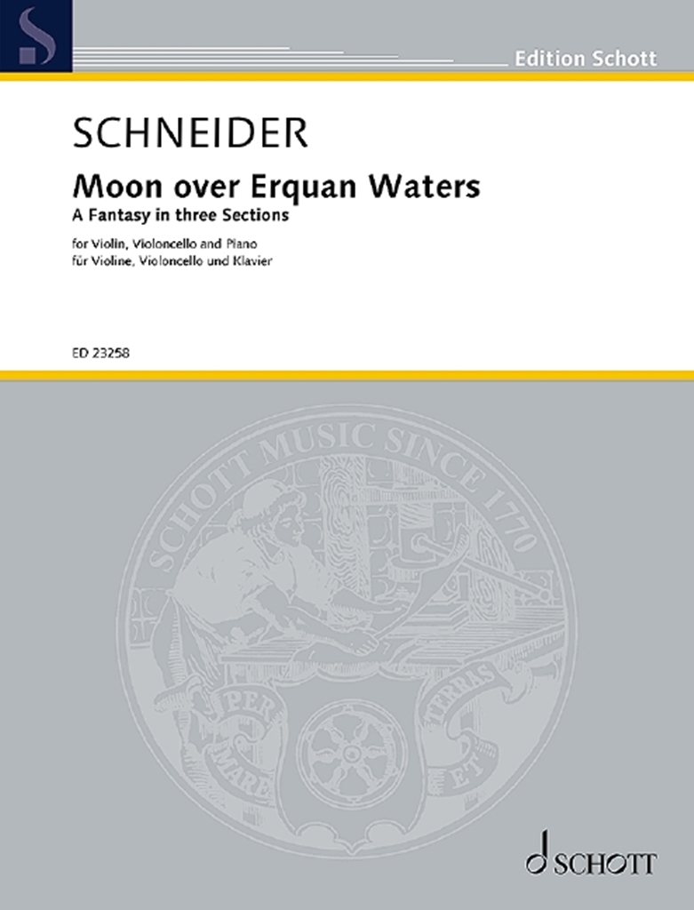 Enjott Schneider: Moon over Erquan Waters: Chamber Ensemble: Score and Parts