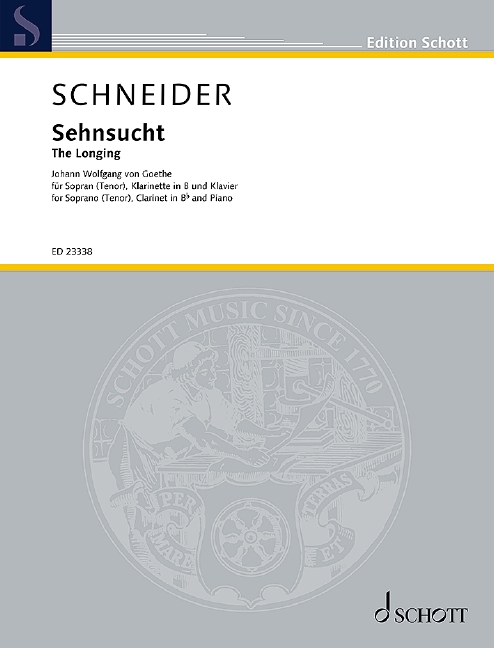 Enjott Schneider: The Longing: Mixed Choir and Accomp.: Score and Parts
