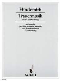 Paul Hindemith: Trauermusik: Viola: Instrumental Work