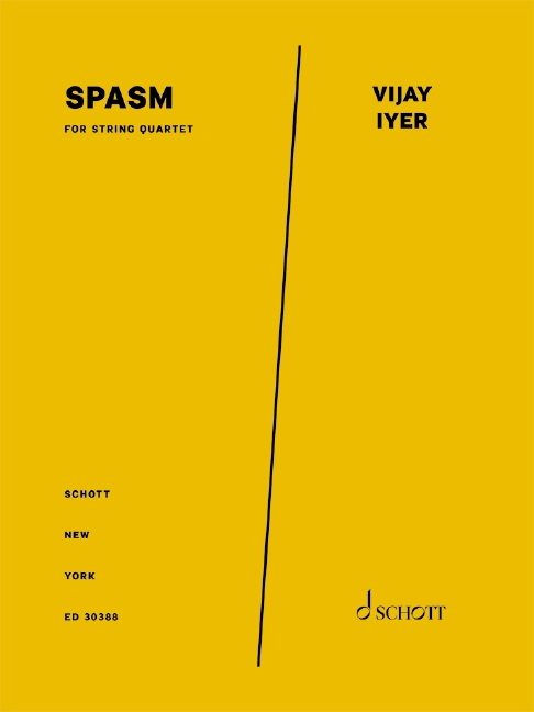 Vijay Iyer: Spasm: String Quartet: Score & Parts