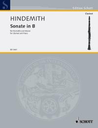 Paul Hindemith: Sonate: Clarinet: Instrumental Work