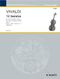 Antonio Vivaldi: 12 Sonatas Op 2 Book 1 Violin & Piano: Violin: Instrumental