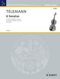 Georg Philipp Telemann: 6 Sonatas For Violin: Violin: Instrumental Album