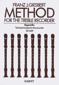 Franz Julius Giesbert: Method for the Treble Recorder: Treble Recorder: