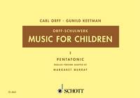 Gunild Keetman Carl Orff: Music for Children Vol. 1: Voice