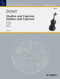 Jakob Dont: Etudes & Capricen Opus 35: Violin