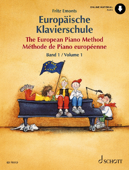 Fritz Emonts Andrea Hoyer: Europäische Klavierschule 1: Piano: Instrumental