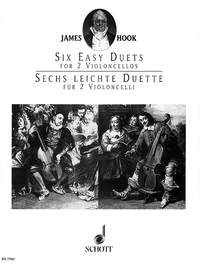 James Hook: Leichte Duette(6): Cello Duet: Score