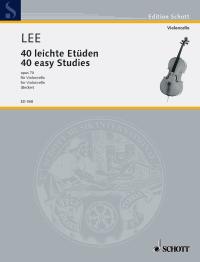 Sebastian Lee: 40 Leichte Etudes Opus 70: Cello
