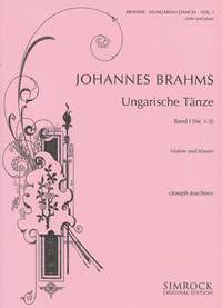 Johannes Brahms: Ungarische Tanze: Violin: Instrumental Work