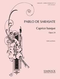 Caprice basque op. 24: Violin: Instrumental Work