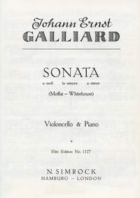 Alfred Moffat William Edward Whitehouse: Sonata in A Minor: Cello
