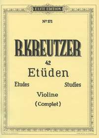 42 Etudes: Violin: Study