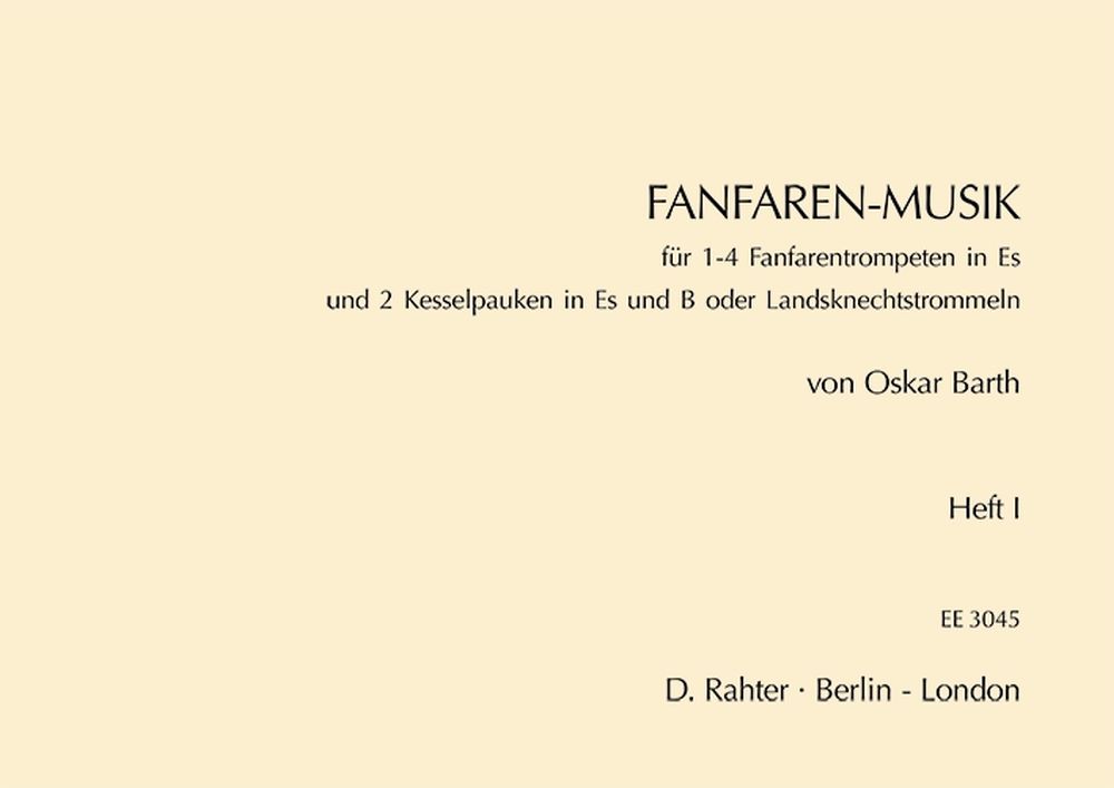 Fanfare Music Heft 1: Ensemble