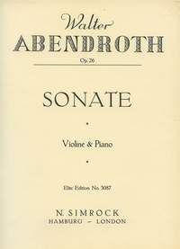 Sonata op. 26: Violin