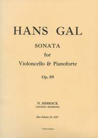 Sonata in C Minor op. 89: Cello