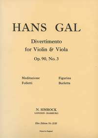 Divertimento in C op. 90-3: Violin & Viola