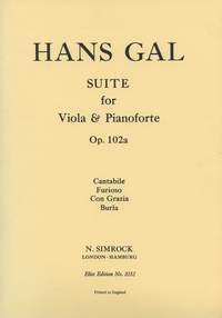 Suite in B Flat op. 102a: Viola