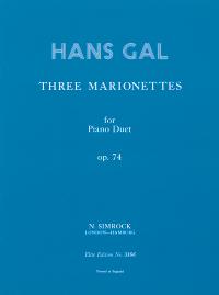 Three Marionettes op. 74: Piano Duet