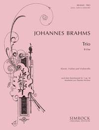 Theodor Kirchner: String Sextet In B-Flat Op.18: Piano Trio: Score and Parts