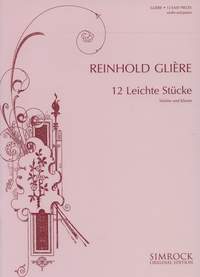 Reinhold Glire: Twelve Easy Pieces: Viola
