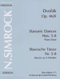 Slavonic Dances Op.46 No.2: Piano Duet: Instrumental Work
