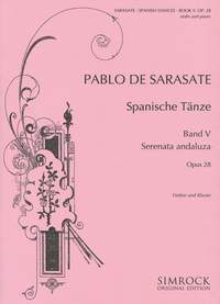 Pablo de Sarasate: Danze Spagnole Vol. 5 Op. 28 Serenata Andalusa: Viola: