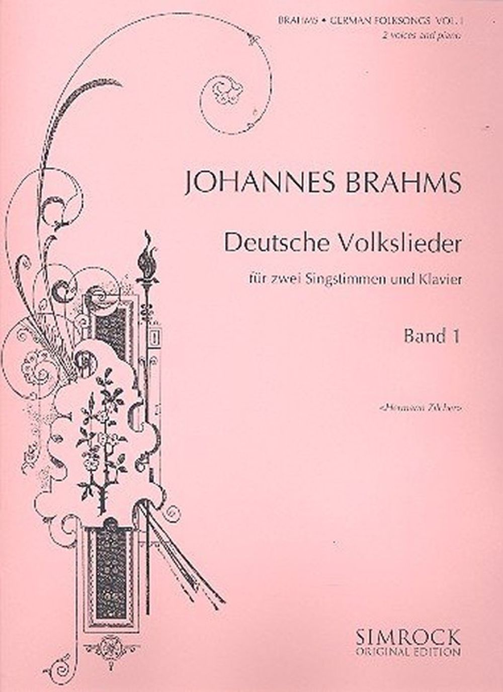 Johannes Brahms: Deutsche Volkslieder 1: Voice