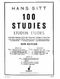 Hans Sitt: 100 Studies - Etüden - Études Opus 32 Vol. 4: Violin: Miniature Score