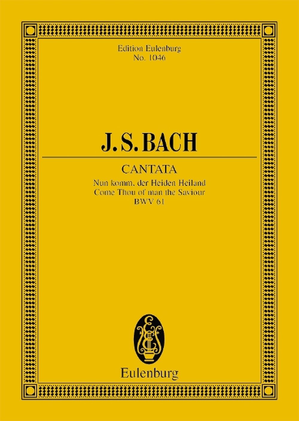 Johann Sebastian Bach: Kantate 061 Nun Komm Der: Mixed Choir