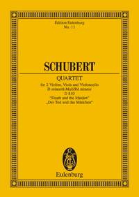 Franz Schubert: Streichquartet d-moll D810: String Quartet: Miniature Score