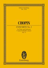 Frédéric Chopin: Piano Concerto No. 2 F minor op. 21: Piano: Miniature Score