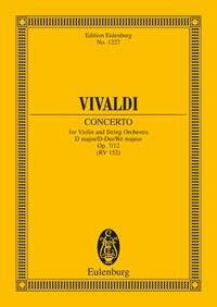Antonio Vivaldi: Concerto D Major op. 7/12 RV 214 / PV 152: Violin