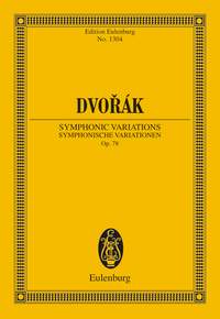 Antonín Dvo?ák: Variazione Sinfonica Op.78: Orchestra: Miniature Score