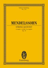 Felix Mendelssohn Bartholdy: String Quartet In A Major Op. 18: String Ensemble: