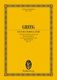 Edvard Grieg: Sigurd Jorsalfar Op. 56: Orchestra: Miniature Score