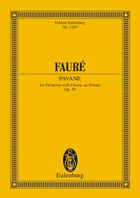 Gabriel Faur: Pavane Op 50: Orchestra: Miniature Score