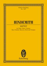 Paul Hindemith: Septet: Chamber Ensemble: Miniature Score